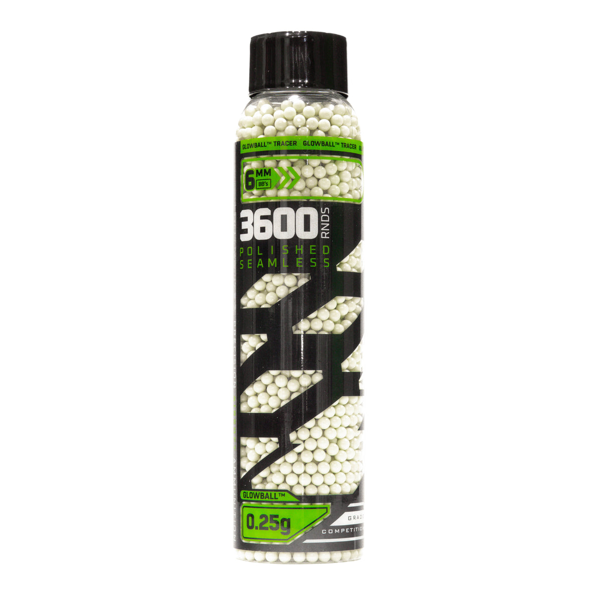 Billes Airsoft 6mm RZR 0.25g bouteilles 3300 bbs TRACER vertes 0,25g VERTE