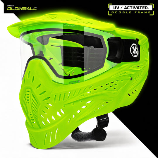 HSTL® Glowball™ Goggle w/ Clear Lens - UV Green