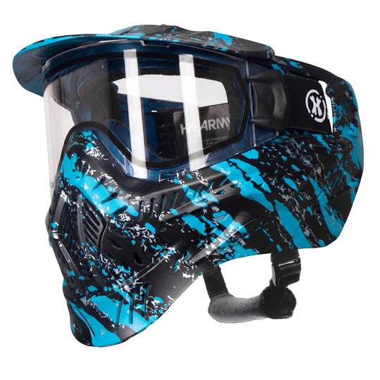 HSTL® Goggle - Fracture Black/Turquoise w/ Clear Thermal Lens
