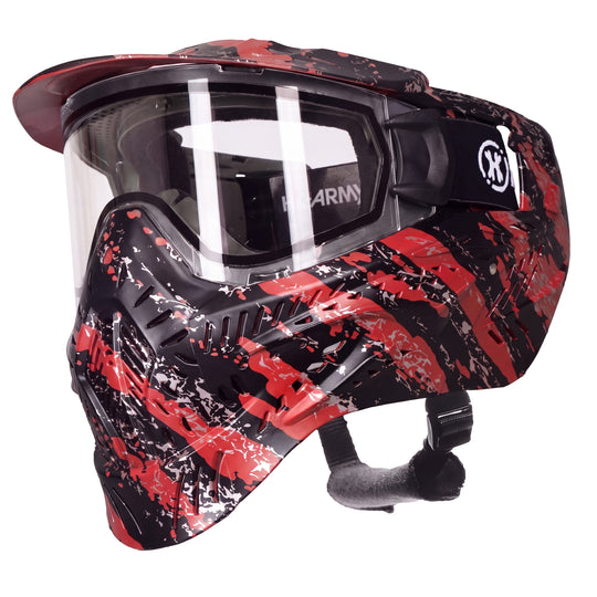 HSTL® Goggle - Fracture Black/Red w/ Clear Thermal Lens