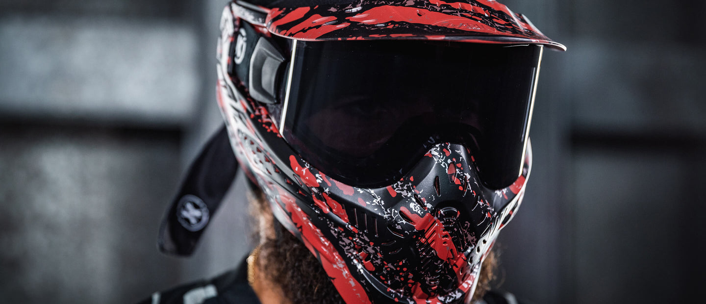 HSTL Goggle - Fracture Black/Red