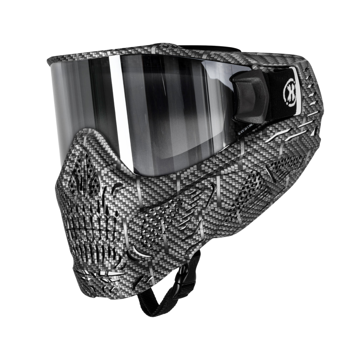 HSTL® Skull Goggle Machine Silver w/ Chrome Lens | HK Army