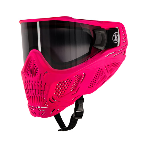 HSTL Skull Goggle Neon Pink w/ Smoke Lens