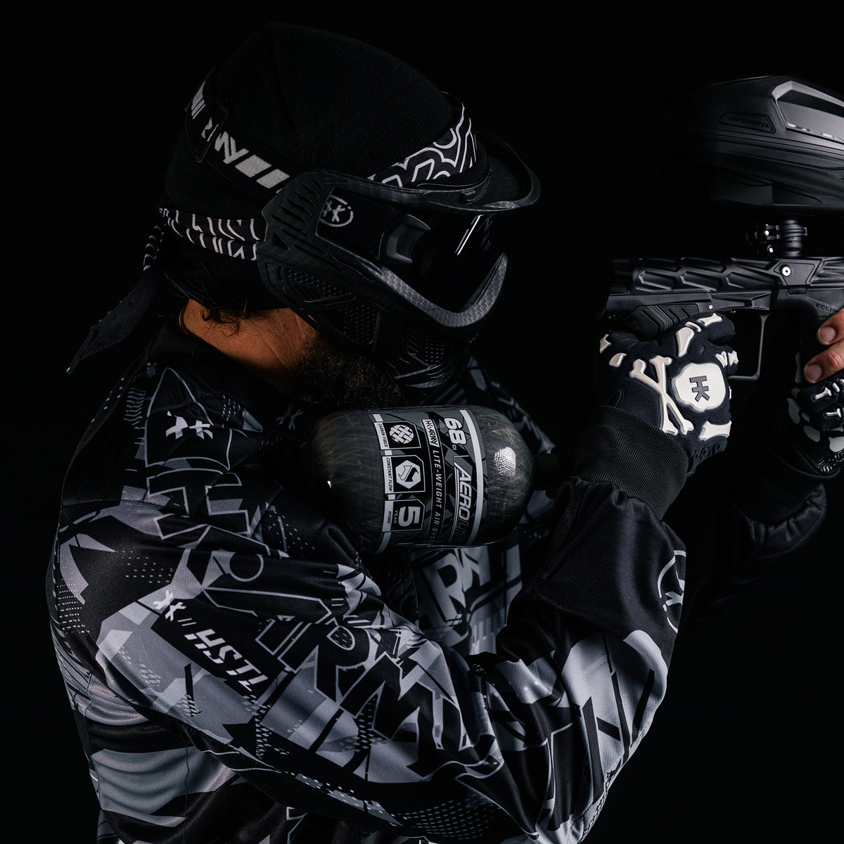 AeroLite Carbon Fiber Tank - 68ci / 4500psi  - Smoke