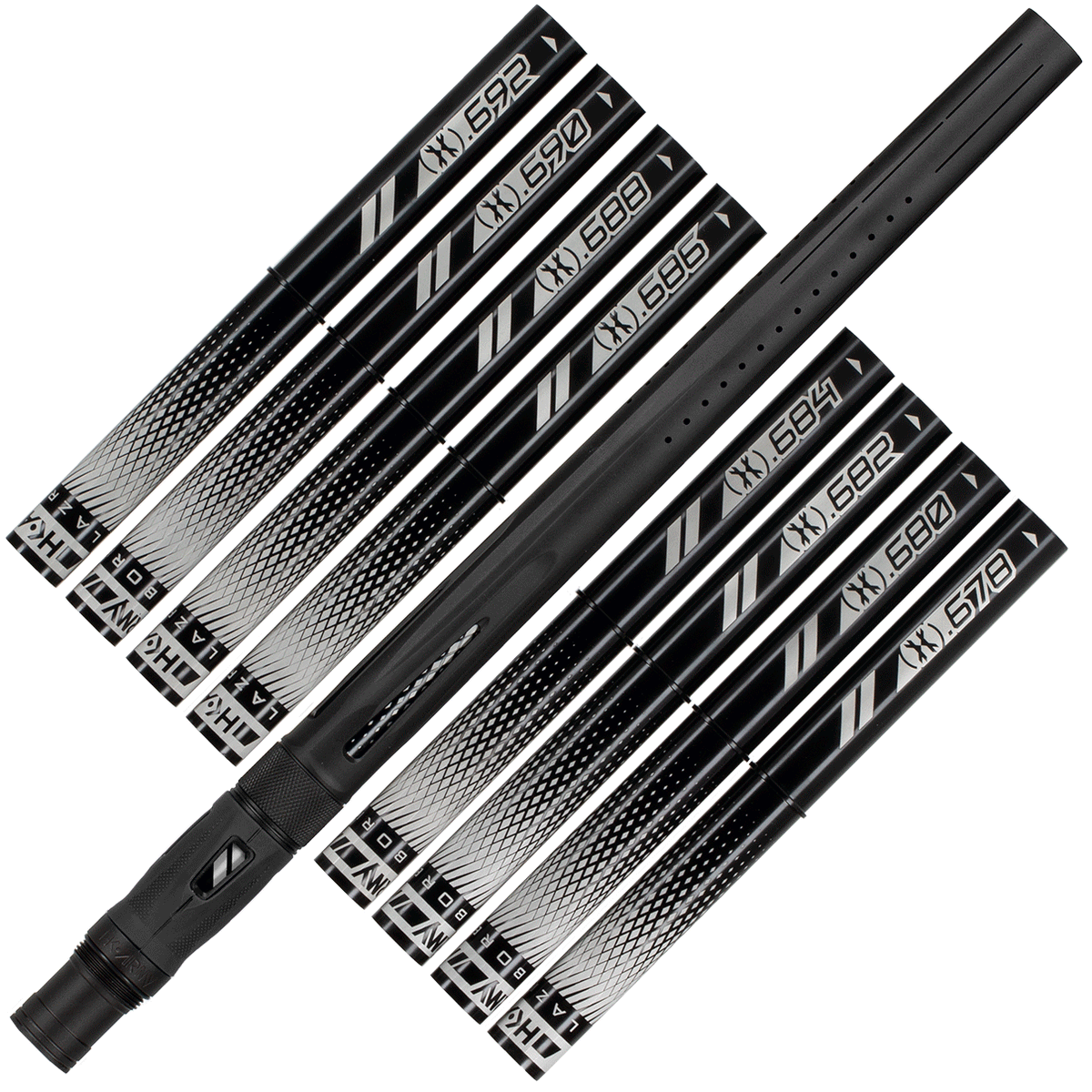 LAZR Barrel Kit - Dust Black - Black Inserts - Cocker Threads | HK