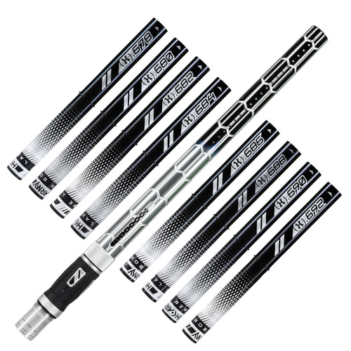 LAZR Elite Nexus Barrel Kit - 15" Silver/Black Black Inserts - Cocker Threads