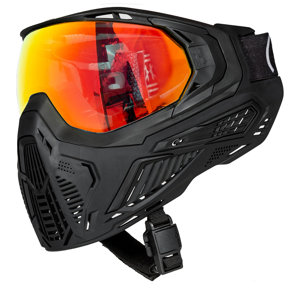 SLR Paintball Goggle - Nova (Black/Black) Scorch Lens | HK Army