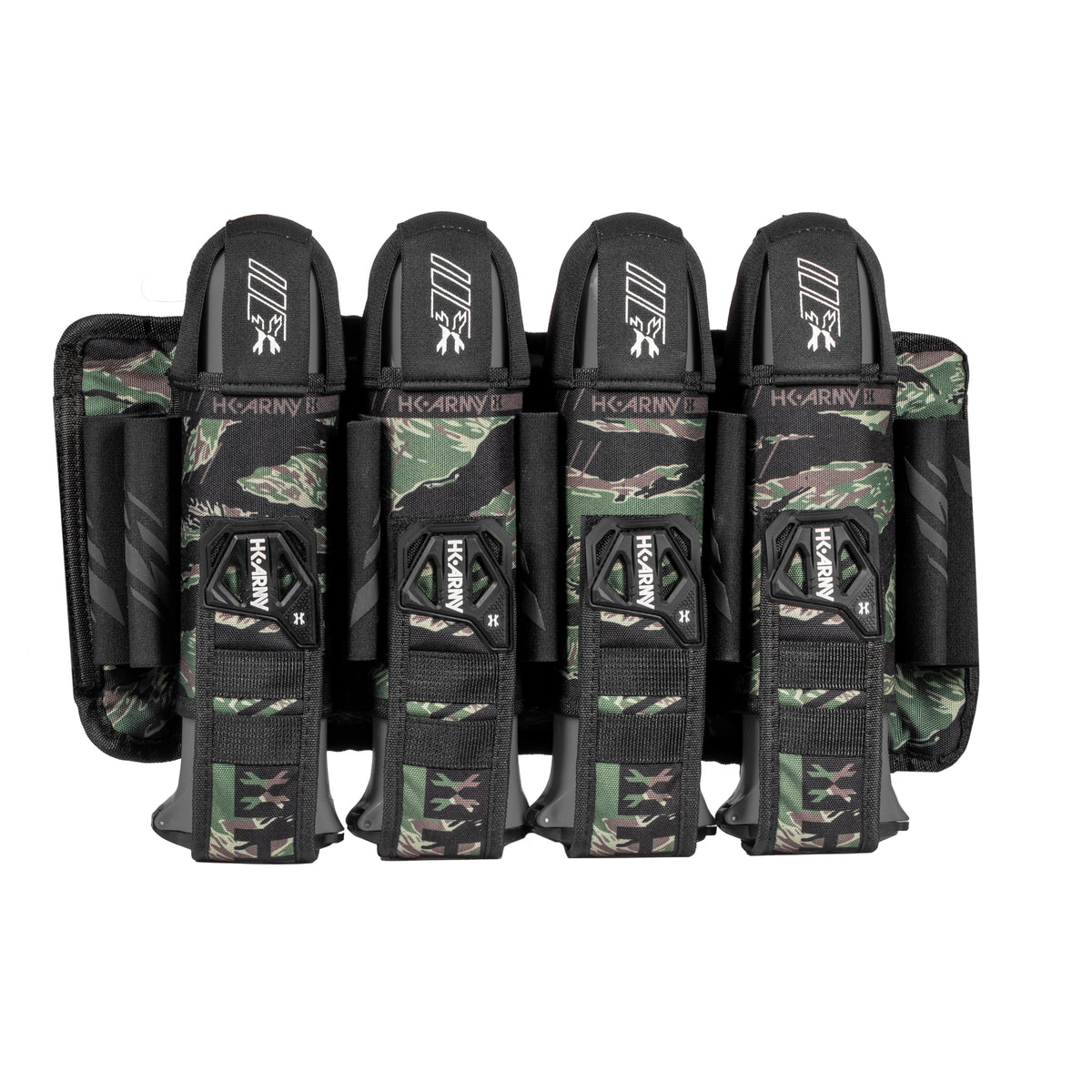 Imbracatura Paintball HK Army Eject 4+3+4 - Nuova, Nero Elettrico/verde