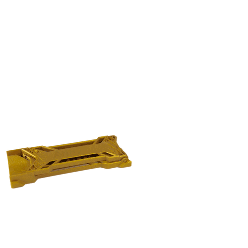 Joint Folding Gun Stand - Gold