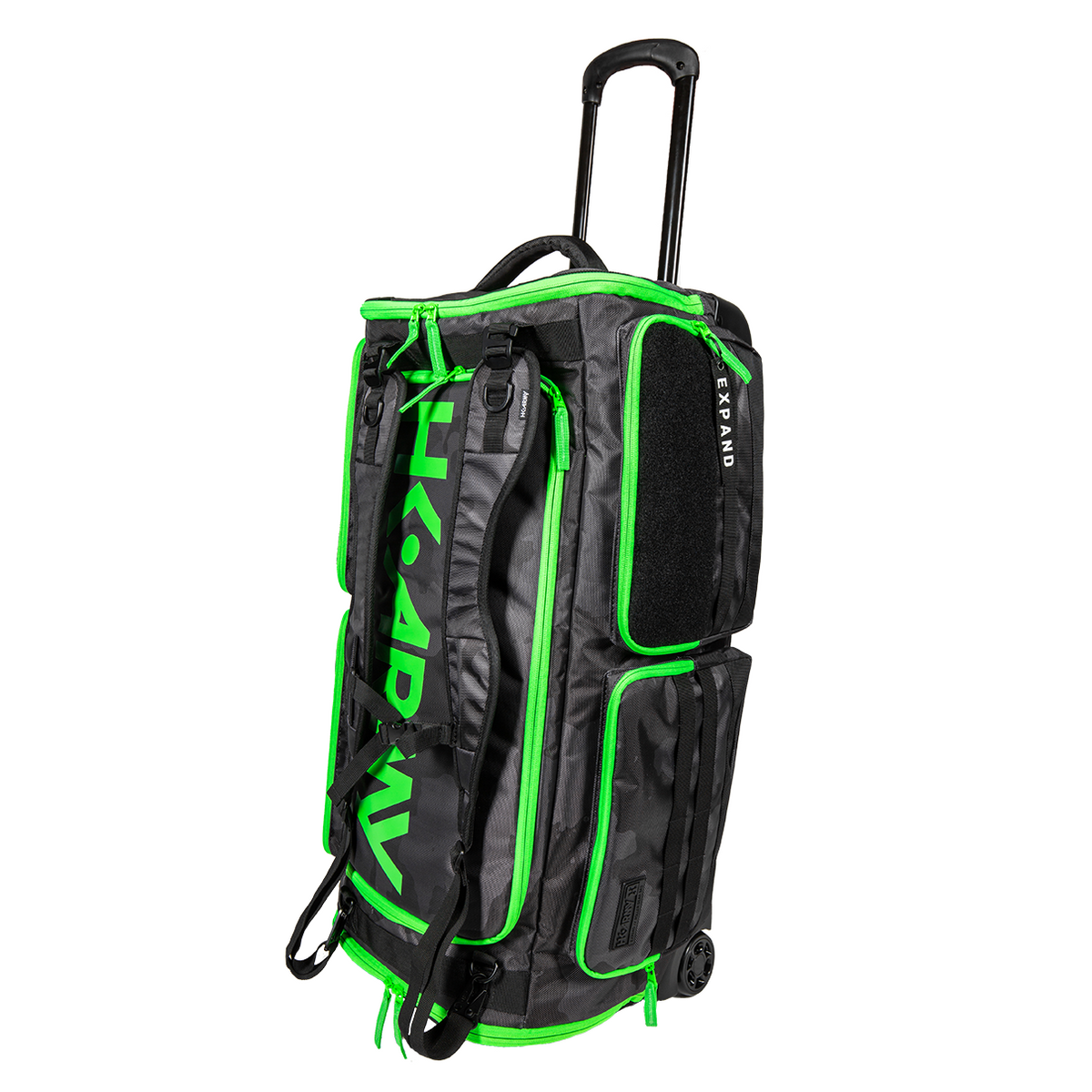 バッグ hk Expand 75L - Roller Gear Bag - Shroud Neon Green | HK Army