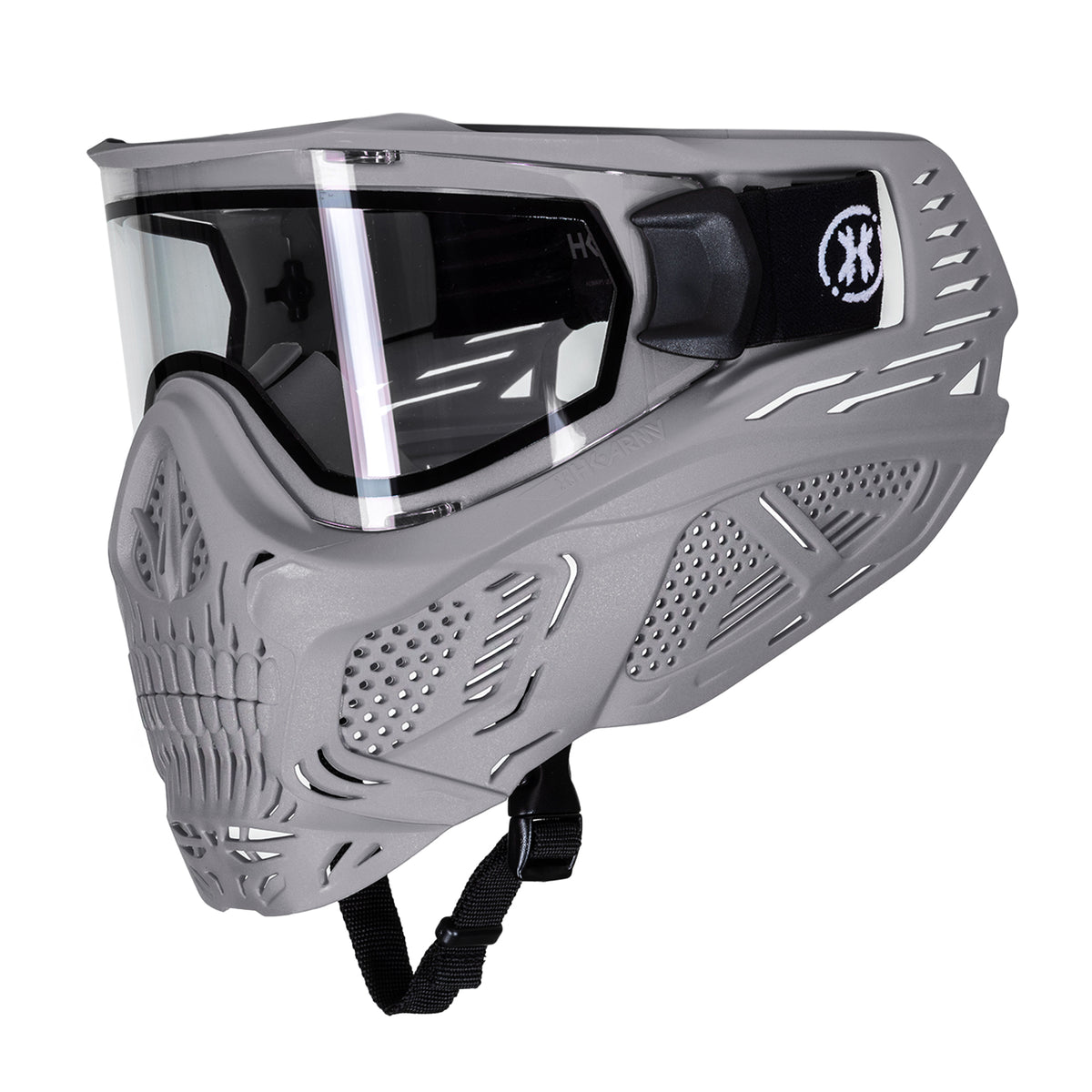 HSTL® Skull Goggle - Grey w/ Clear Lens | HK Army
