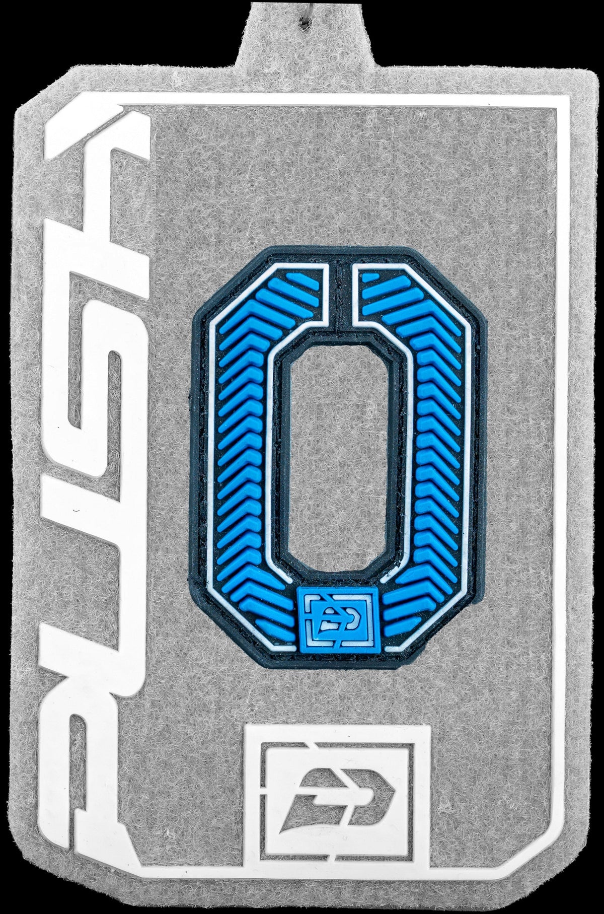 Push Velcro Rubberized Number