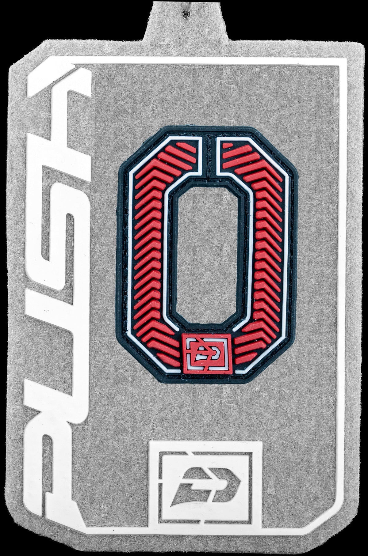 Push Velcro Rubberized Number