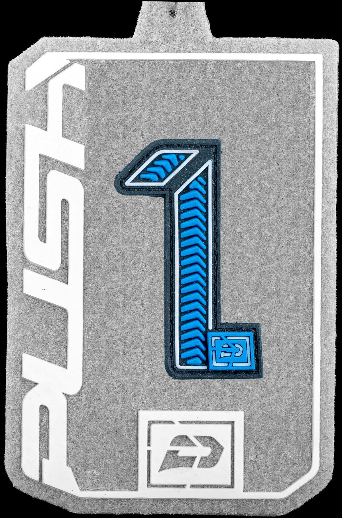 Push Velcro Rubberized Number