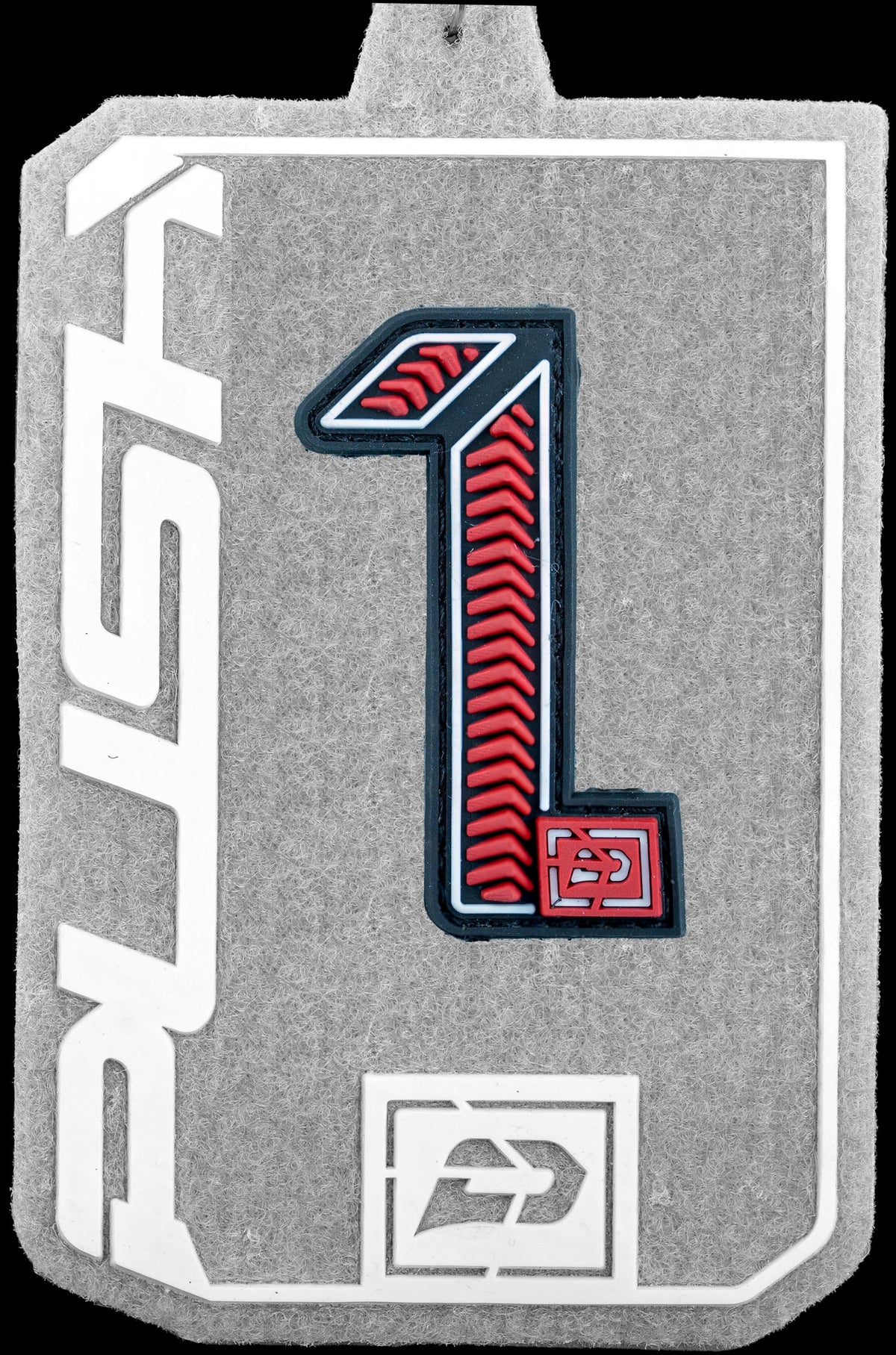 Push Velcro Rubberized Number