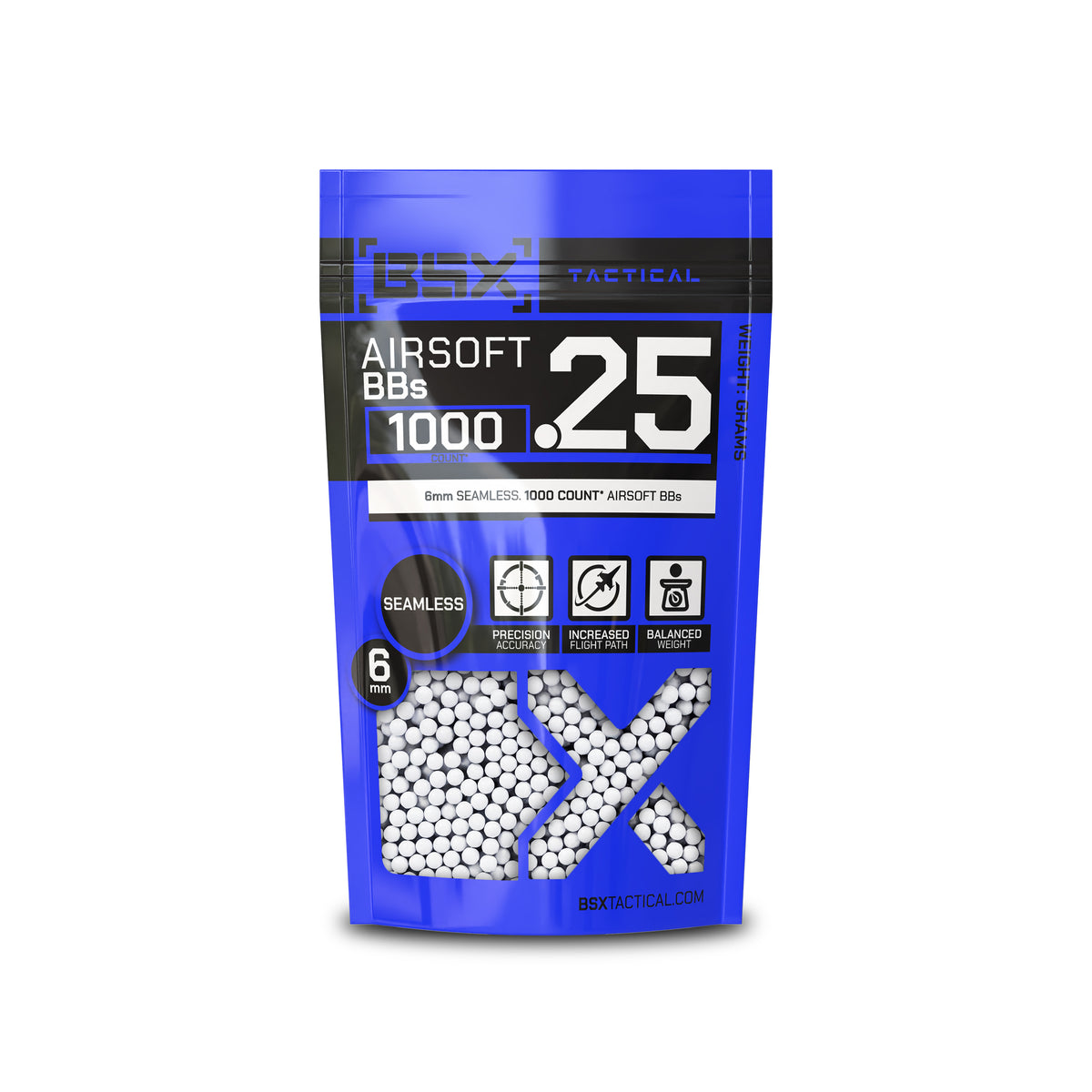 BSX BBs Field 0.25g - 1,000ct - White