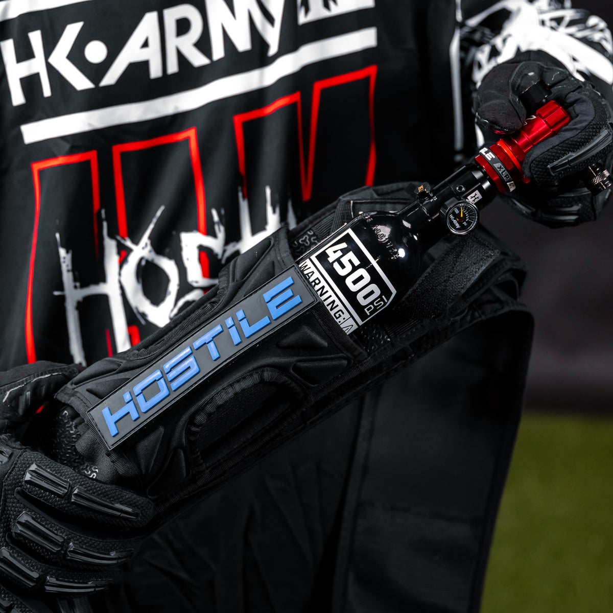 15ci / 4500psi Aluminum Compressed Air Tank - Black