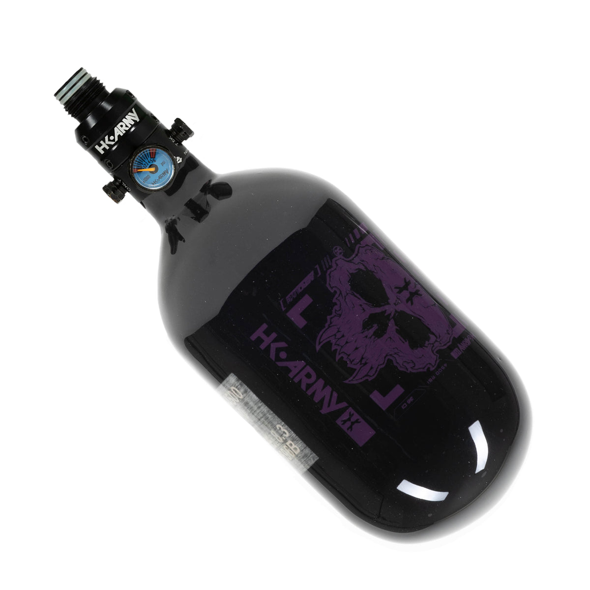 36ci / 4500psi Extra Lite Carbon Fiber Tank - PRO Reg - Doom Black/Purple