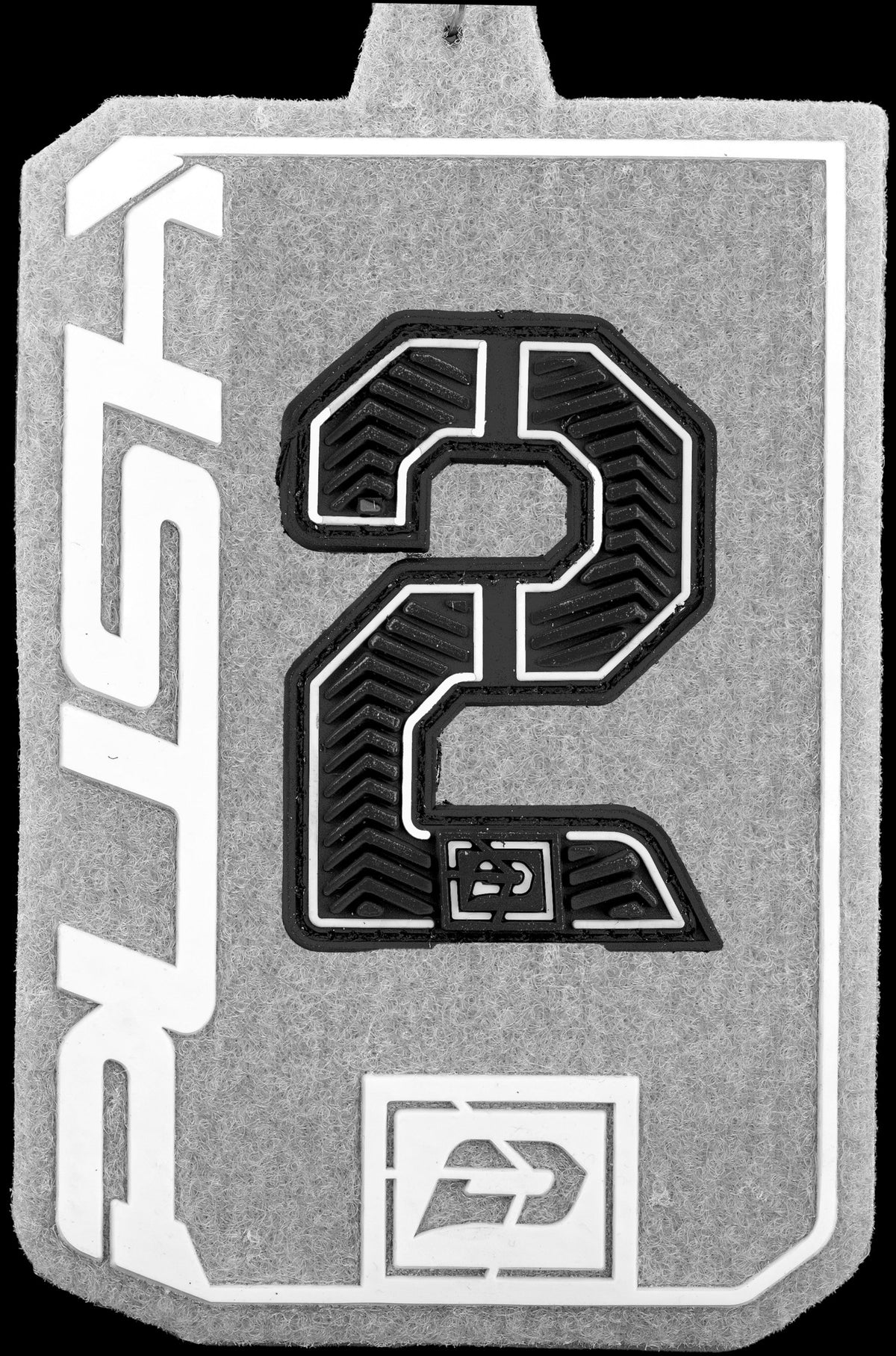 Push Velcro Rubberized Number