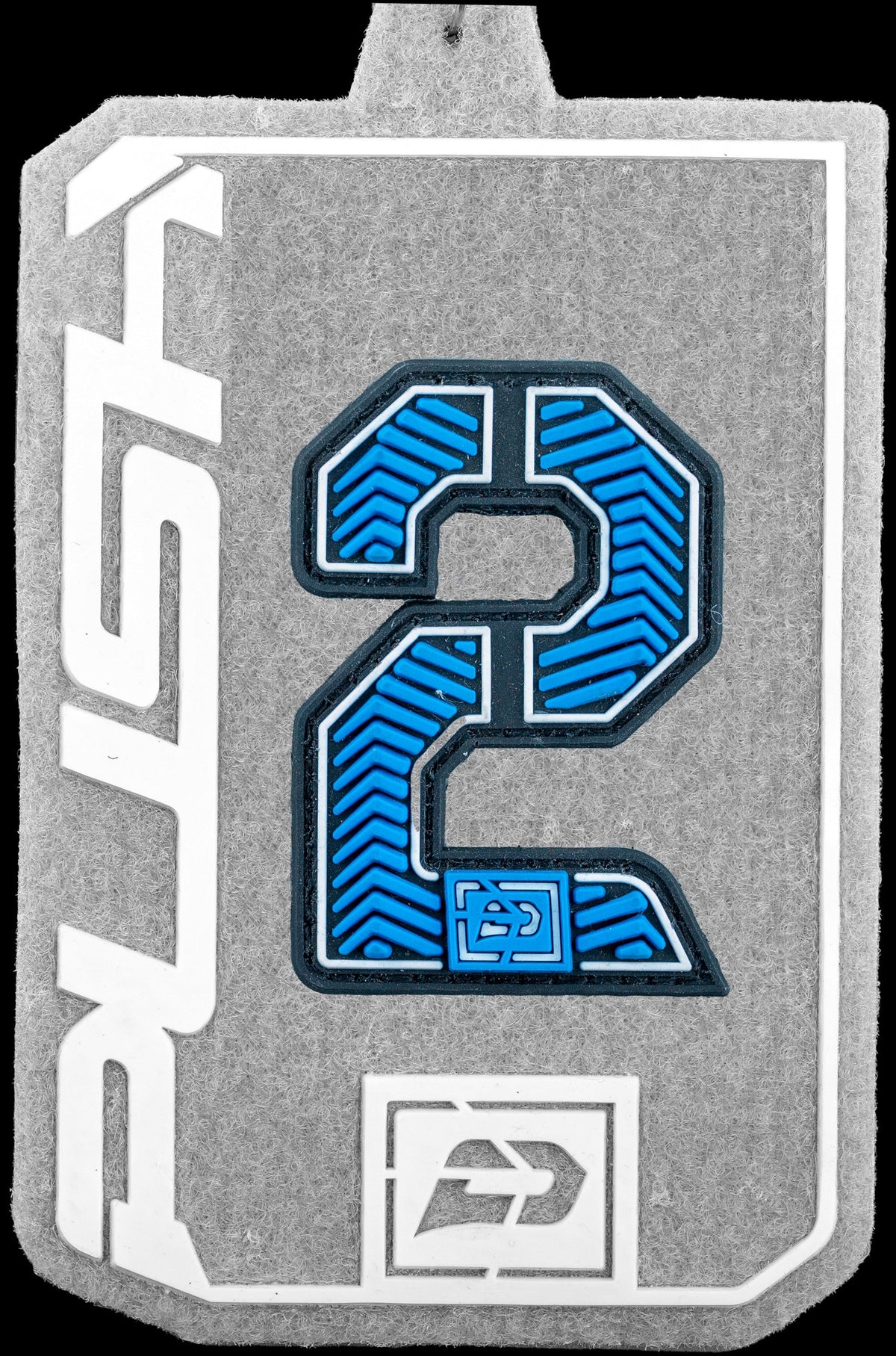 Push Velcro Rubberized Number