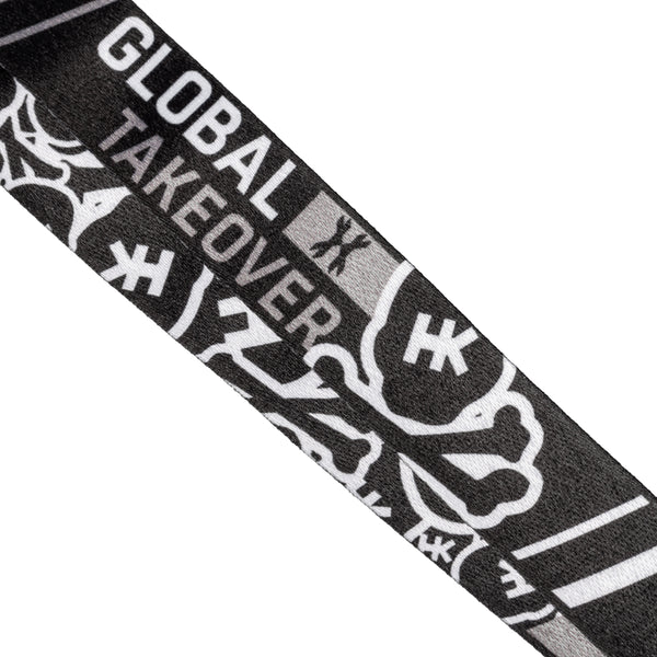 Lanyard - Skulls Grey