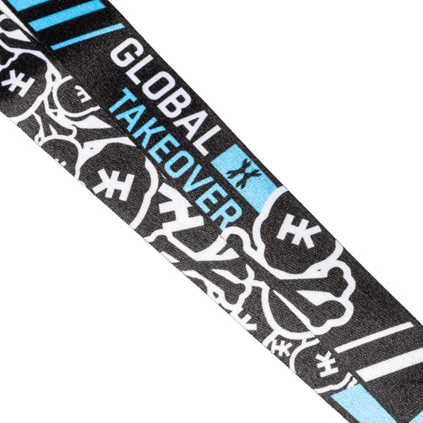 Lanyard - Skulls Blue