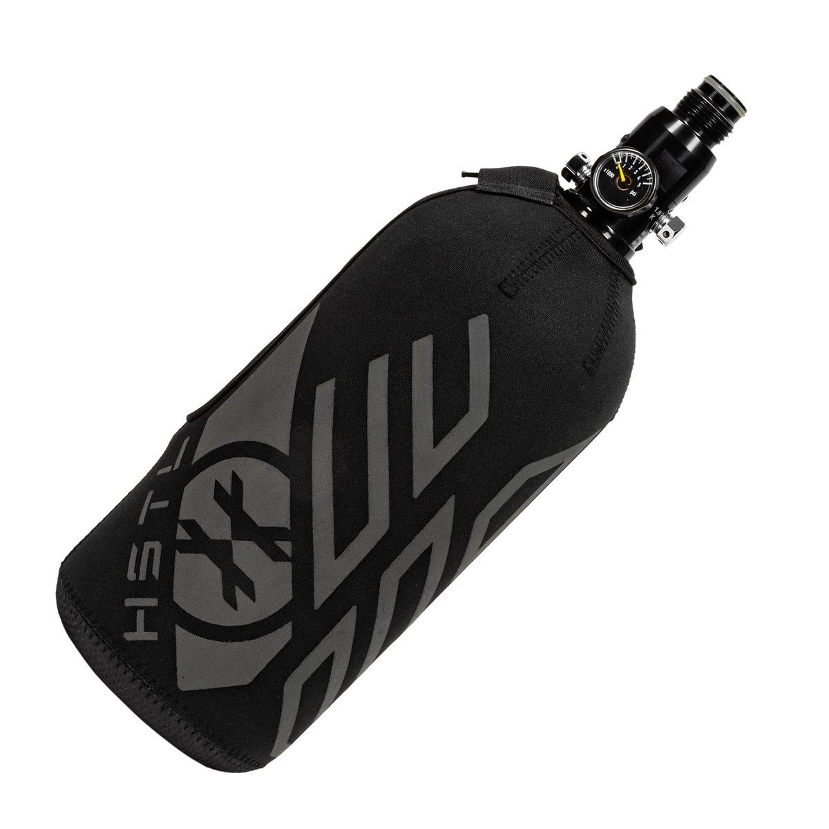 Olive 48ci/3000psi Aluminum HPA Tank w/ Neoprene Padded Cover