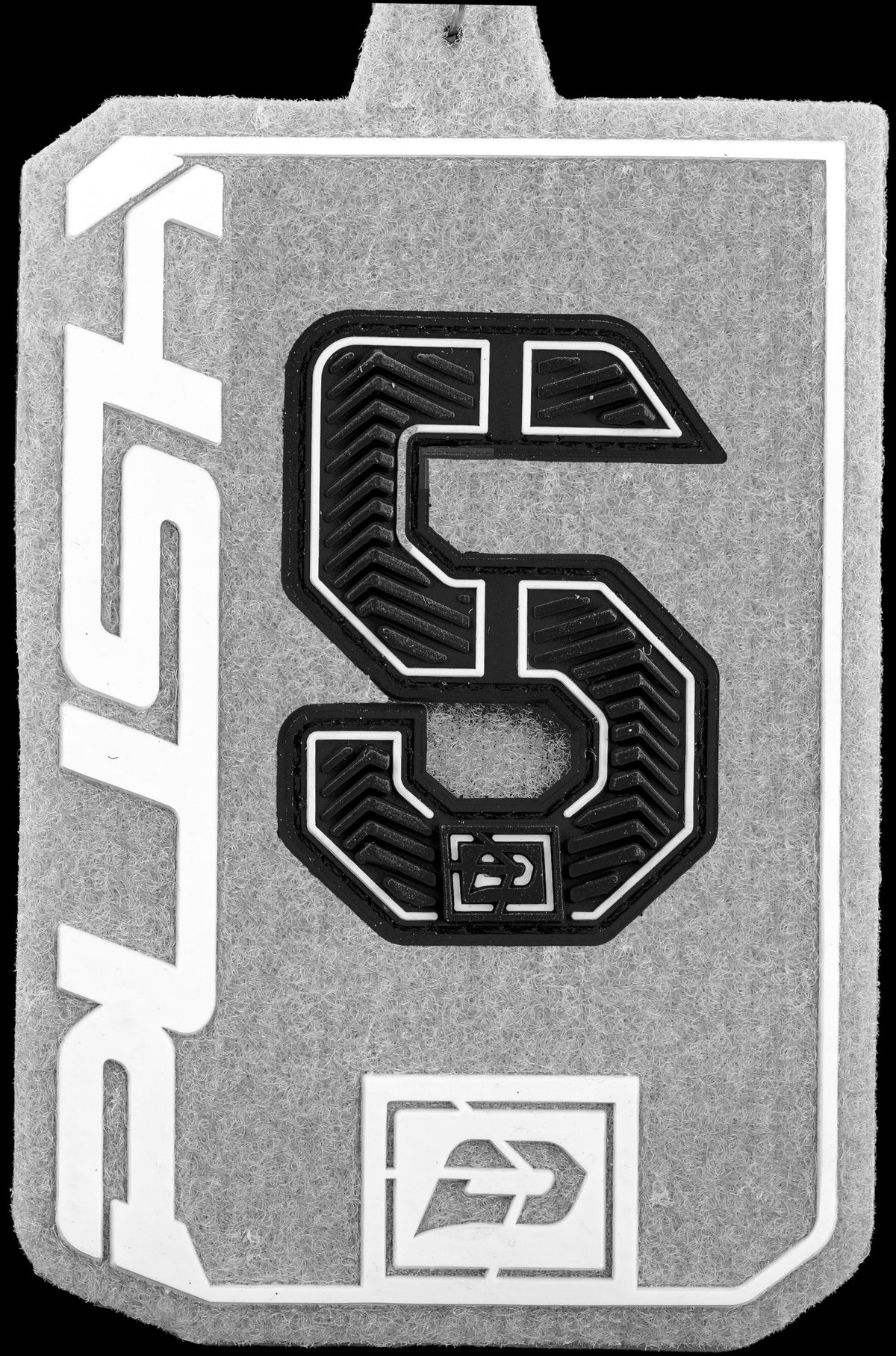 Push Velcro Rubberized Number