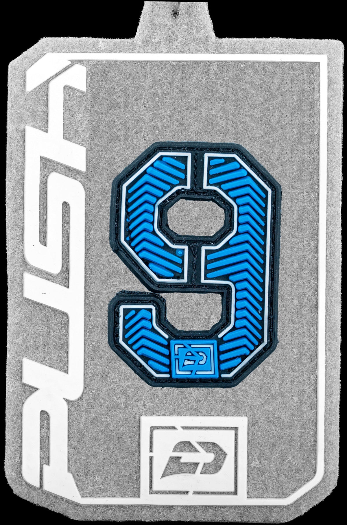 Push Velcro Rubberized Number