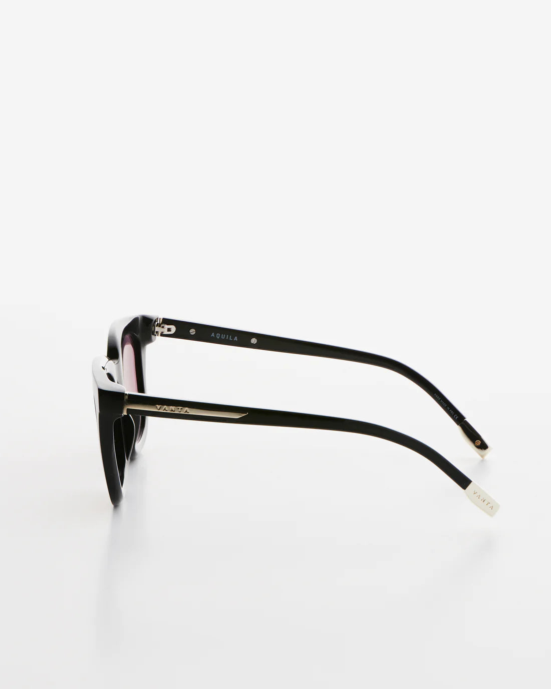 VANTA Aquila Sunglasses - Gloss Black & Gold Metal