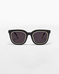VANTA Aquila Sunglasses - Gloss Black & Gold Metal