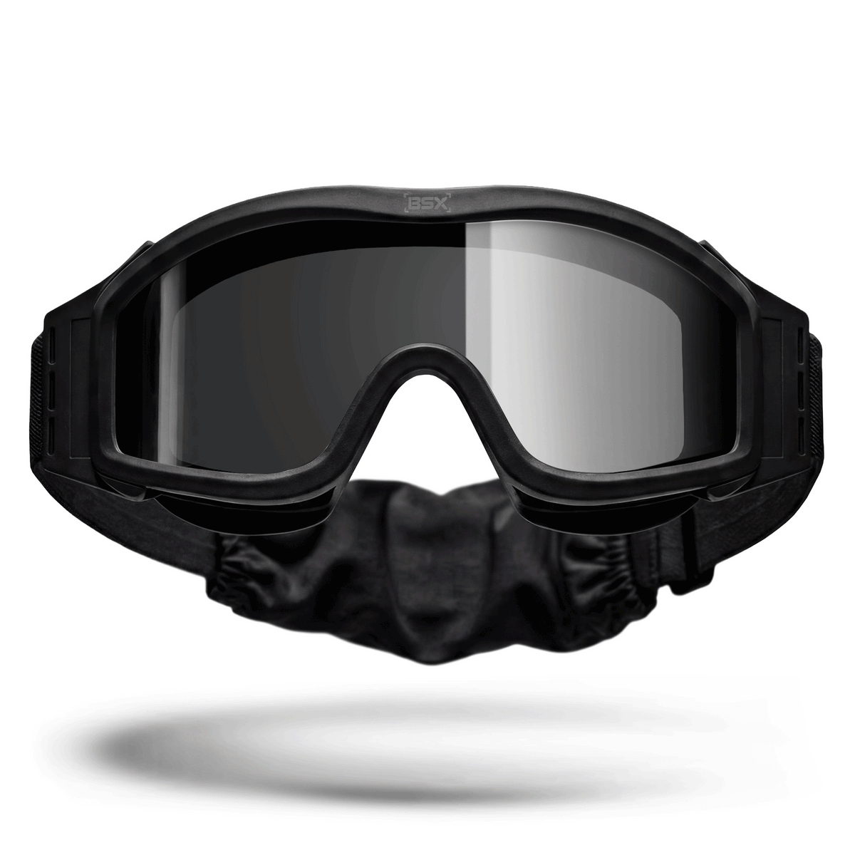 BSX Tango Goggle - Standard w/ Multiple Lenses - Black