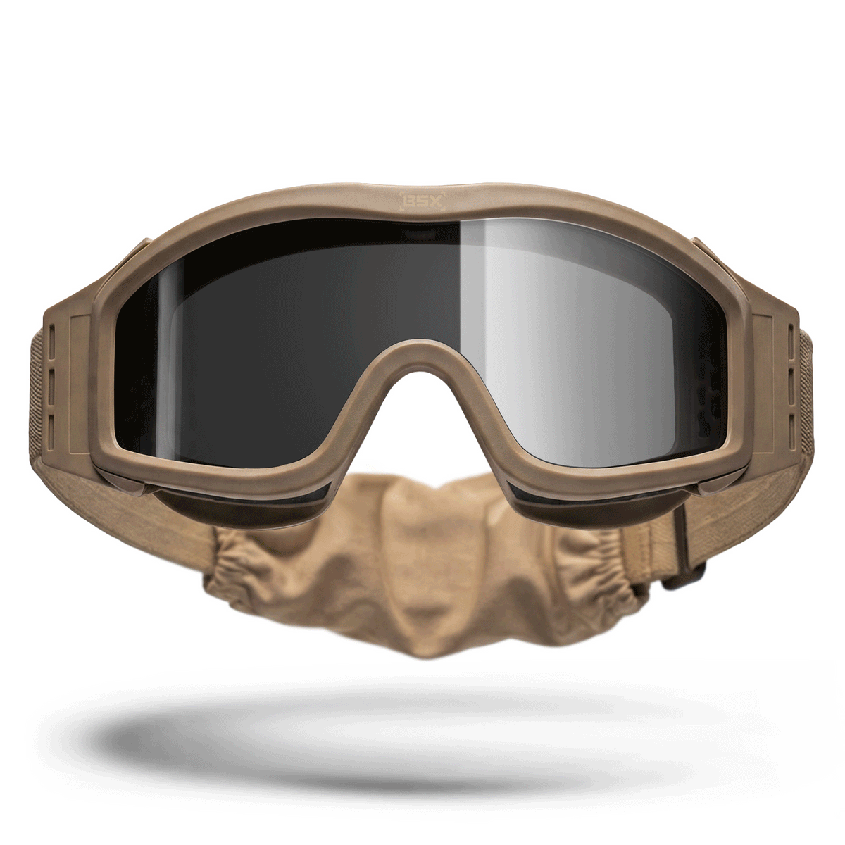BSX Tango Goggle - Standard w/ Multiple Lenses - Tan