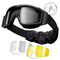 BSX Tango Goggle - Standard w/ Multiple Lenses - Black
