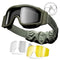 BSX Tango Goggle - Standard w/ Multiple Lenses - Olive
