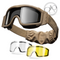 BSX Tango Goggle - Thermal w/ Multiple Lenses - Tan
