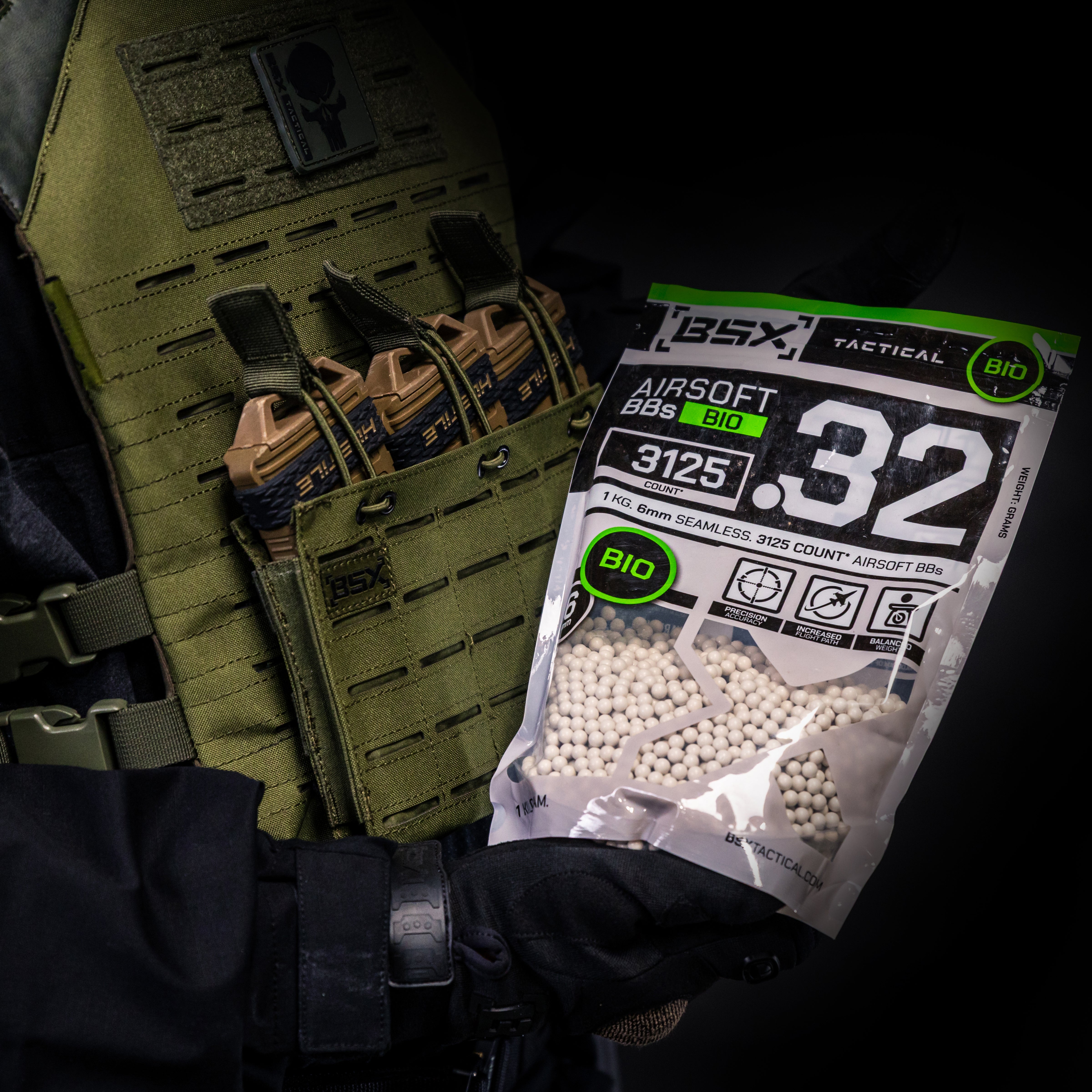 バイオBBs BSX BBs Bio 0.32g - 3,125ct - White | HK Army