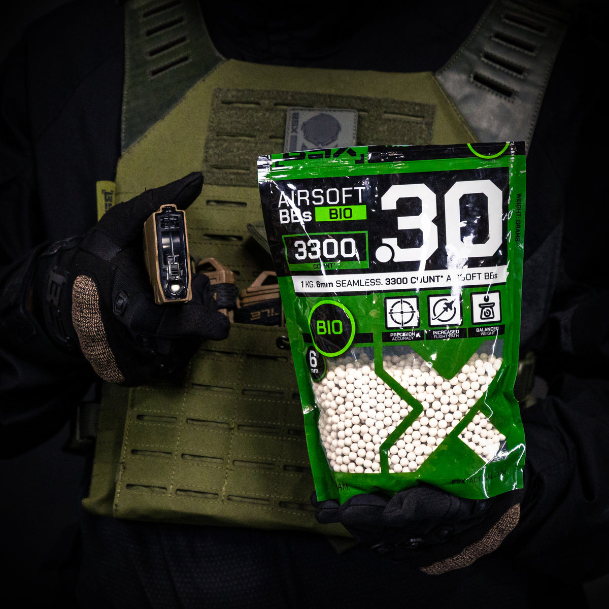 BSX BBs Bio 0.30g - 3,300ct - White