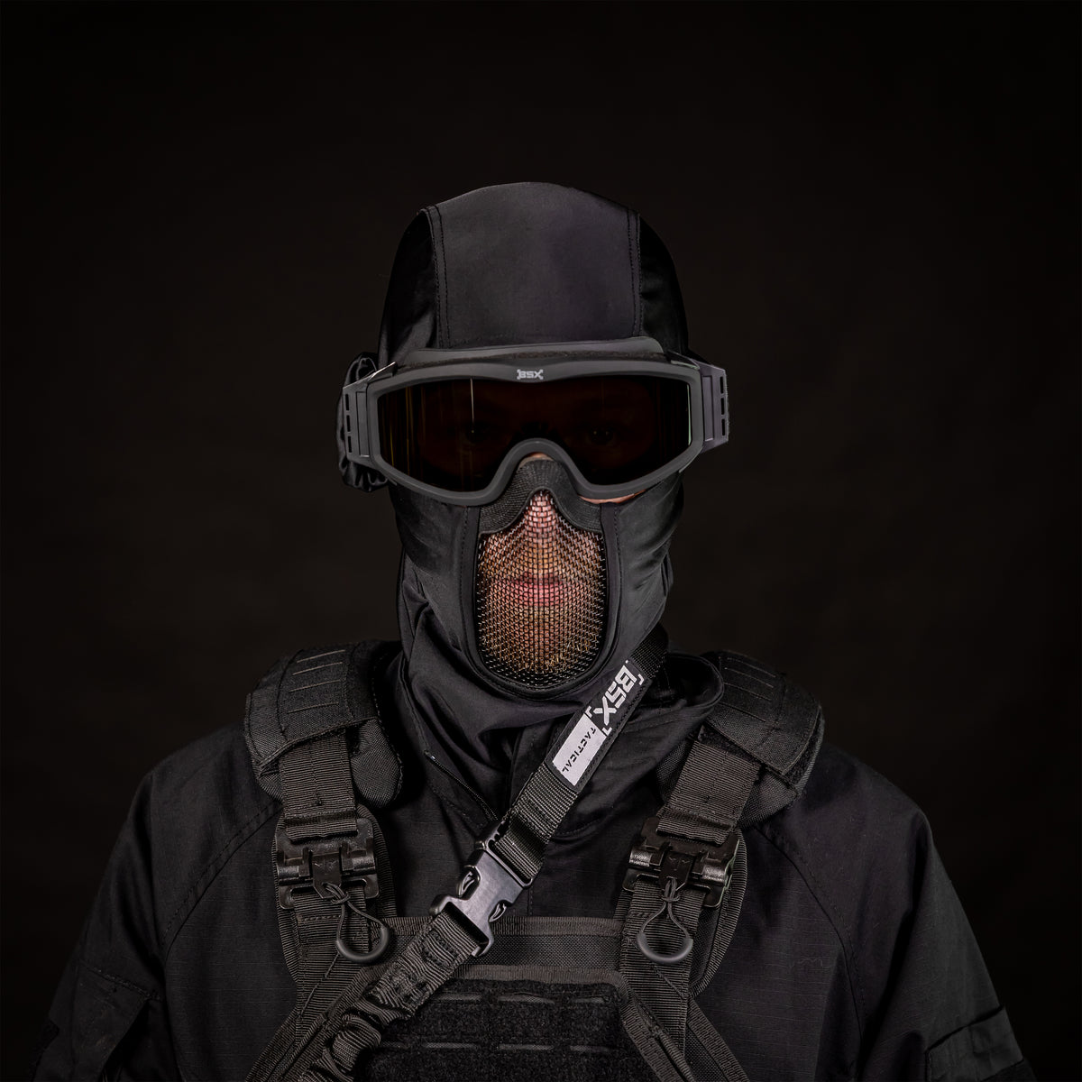 BSX - Balaclava Mesh Mask - Black
