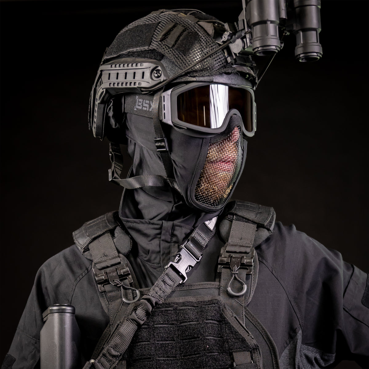 BSX - Balaclava Mesh Mask - Black