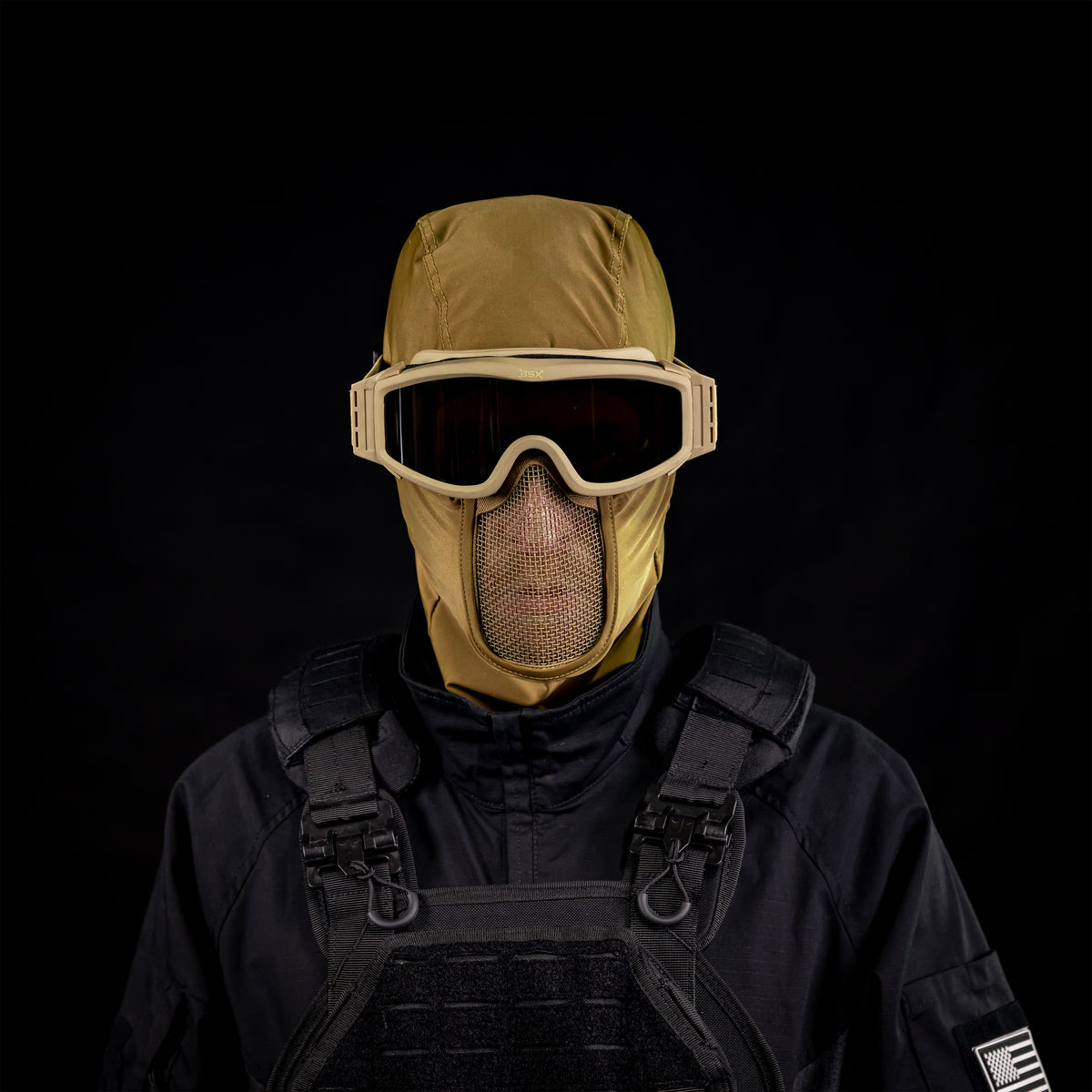 BSX - Balaclava Mesh Mask - Tan