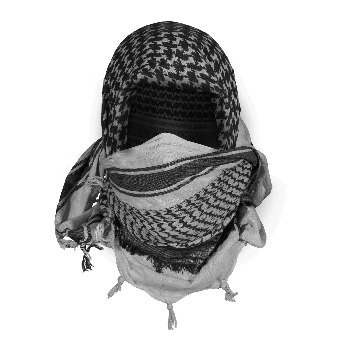 BSX - Shemagh - White/Black