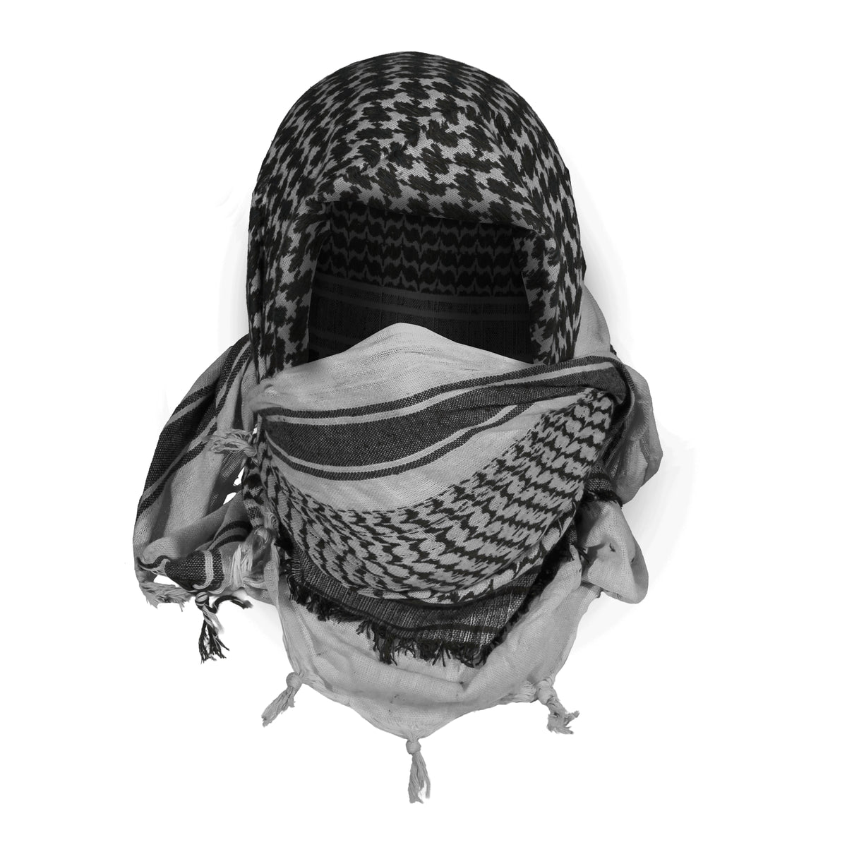 BSX - Shemagh - White/Black