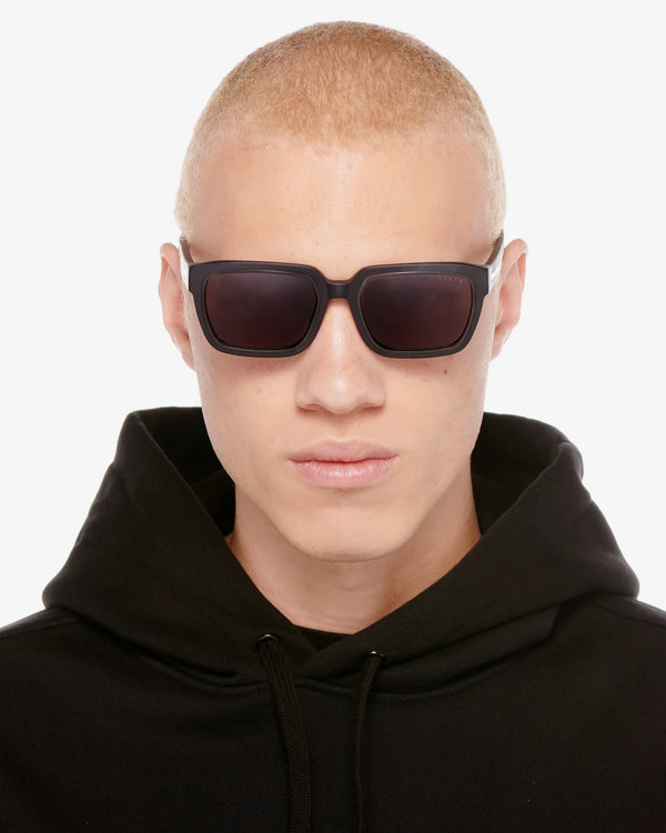 VANTA Crux Sunglasses - Matte Black & Black Metal