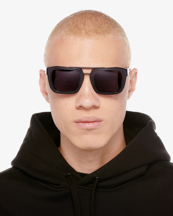 VANTA Draco Sunglasses - Gloss Black & Black Metal