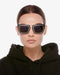 VANTA Draco Sunglasses - Gloss Black & Gold Metal