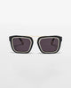 VANTA Draco Sunglasses - Gloss Black & Gold Metal
