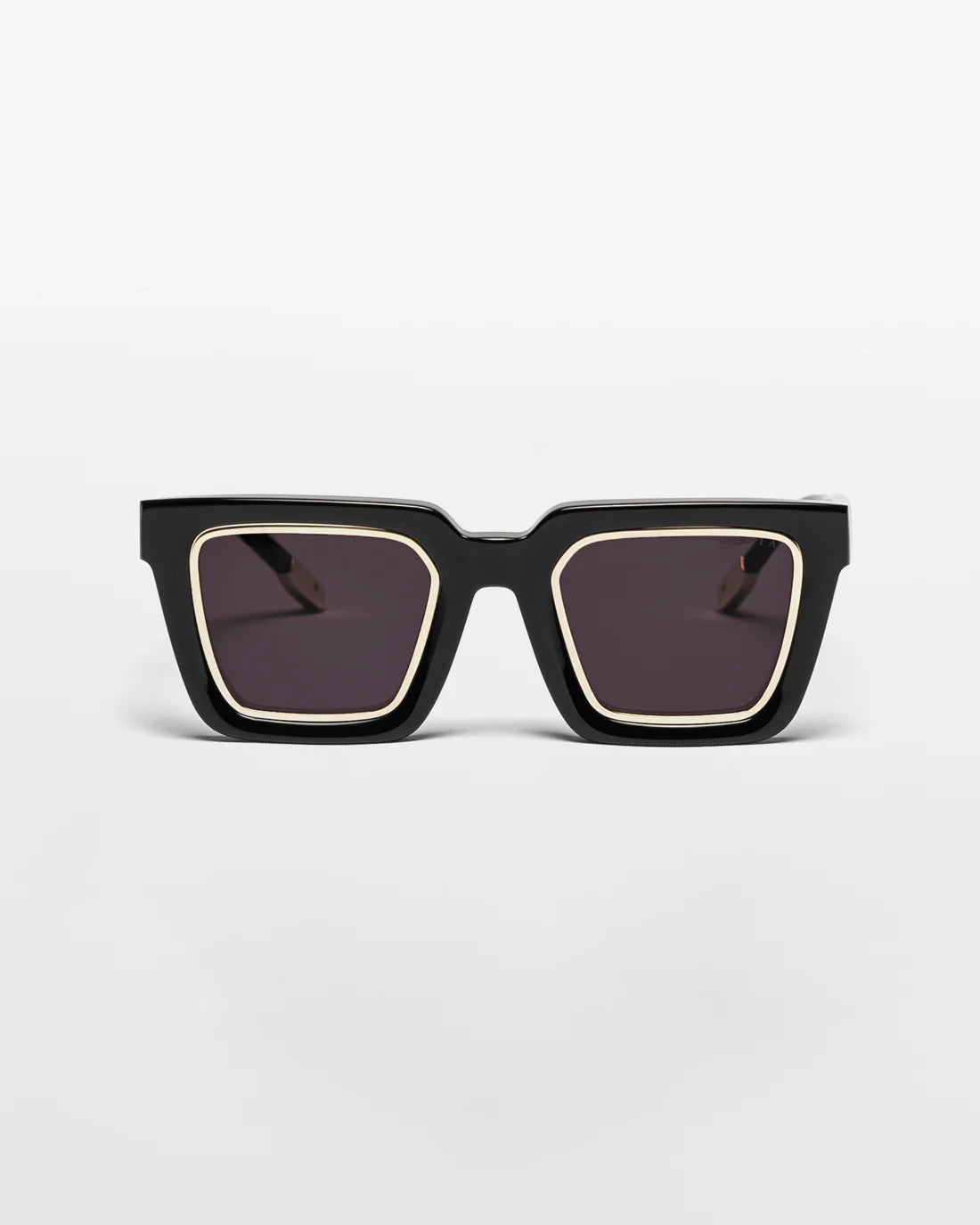 VANTA Gamma Sunglasses - Gloss Black & Gold Metal | HK Army display picture 3