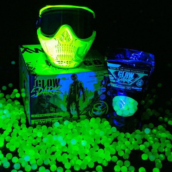 Glowball™ Glow-In-The-Dark Paintballs - 200 Rounds