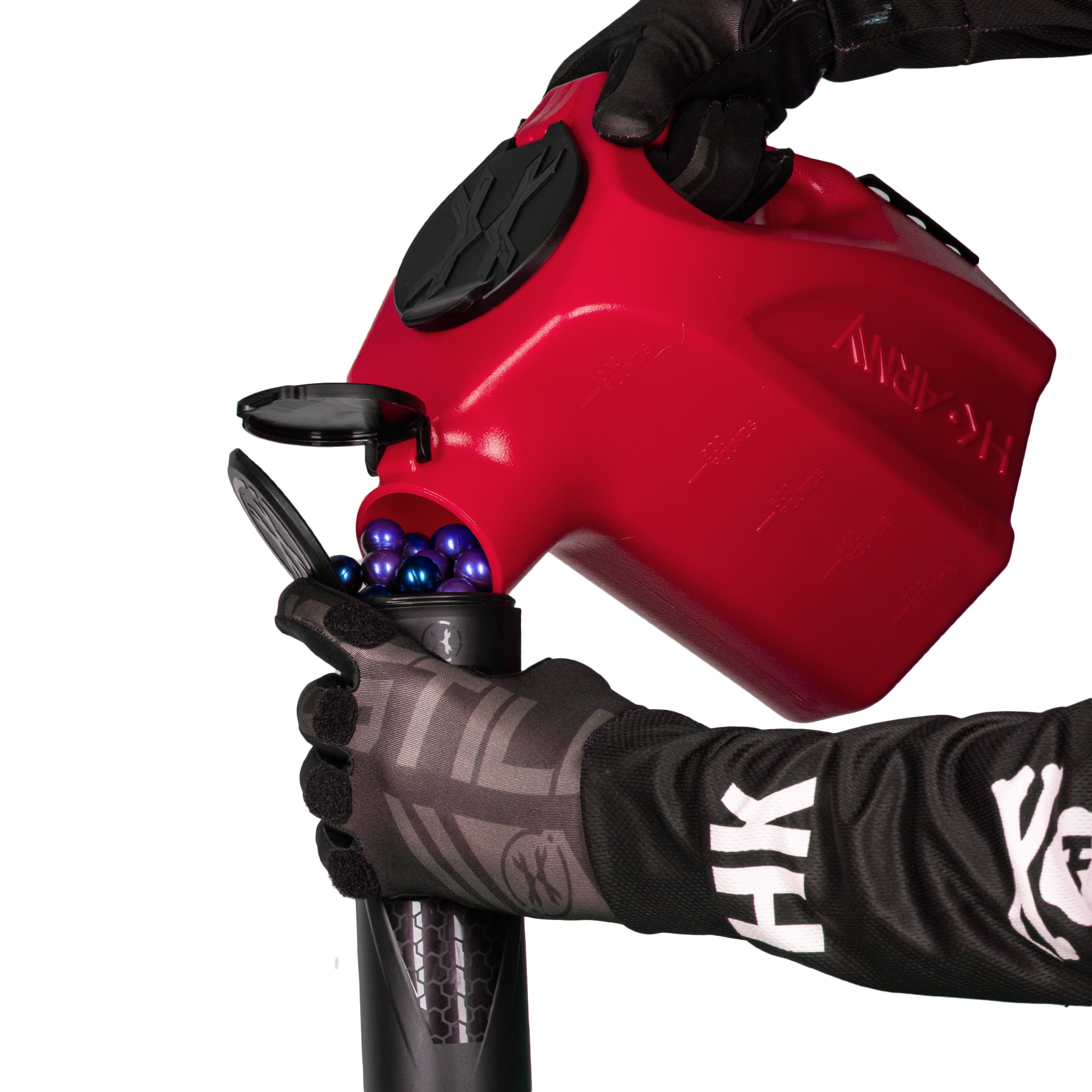 Reload 1000 Round Paintball Hauler / Pod Filler Red HK Army Paintball